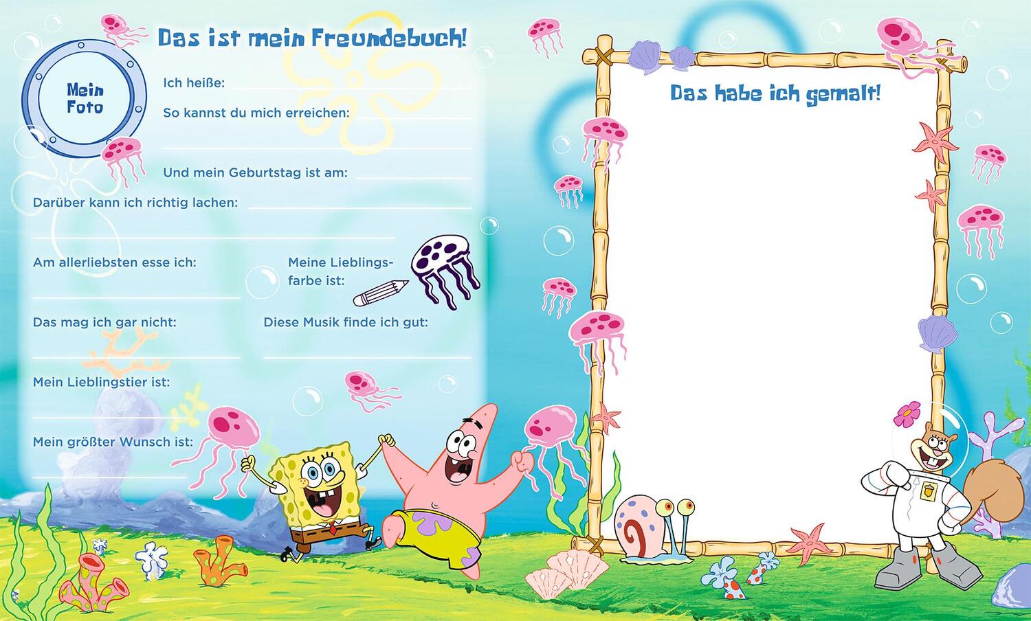 Bild: 9783833243264 | SpongeBob Schwammkopf: Meine Freunde | Buch | 64 S. | Deutsch | 2023