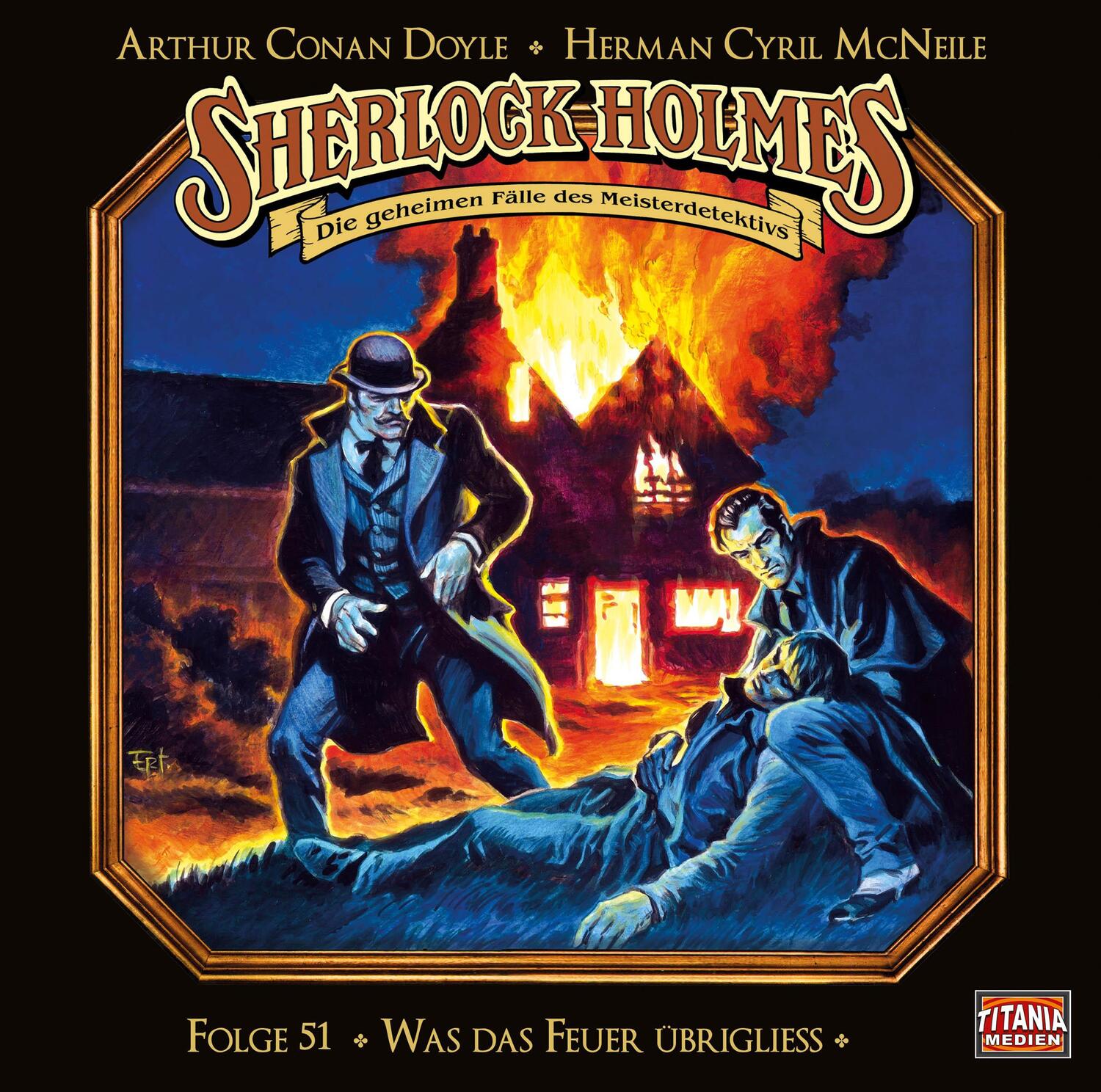 Cover: 9783785784310 | Sherlock Holmes - Folge 51 | Was das Feuer übrigließ. Hörspiel. | CD