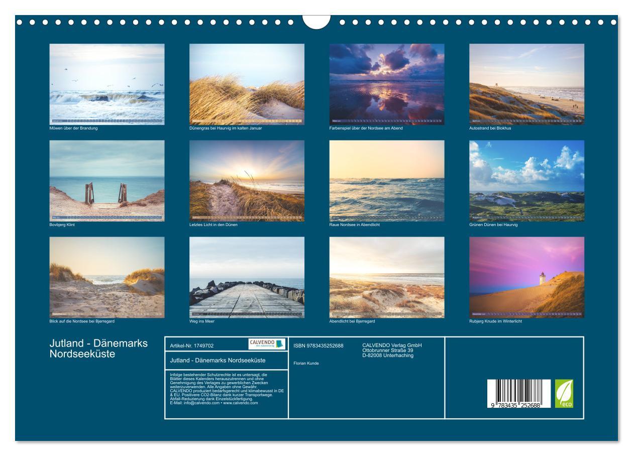 Bild: 9783435252688 | Jutland - Dänemarks Nordseeküste (Wandkalender 2025 DIN A3 quer),...