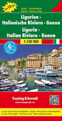 Cover: 9783707915174 | Ligurien - Italienische Riviera - Genua 1 : 150 000 | Top 10 Tips