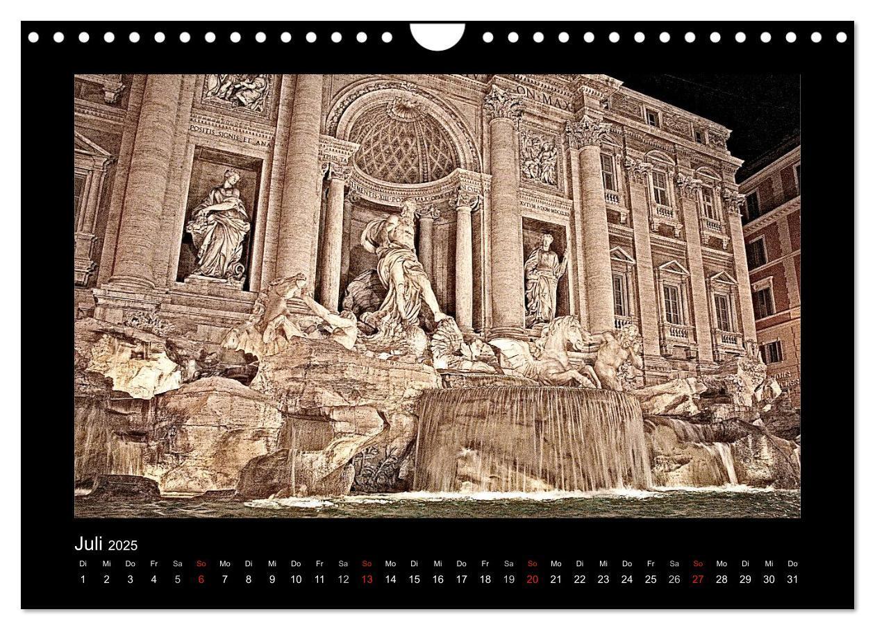 Bild: 9783435828142 | Roma (Wandkalender 2025 DIN A4 quer), CALVENDO Monatskalender | 2025