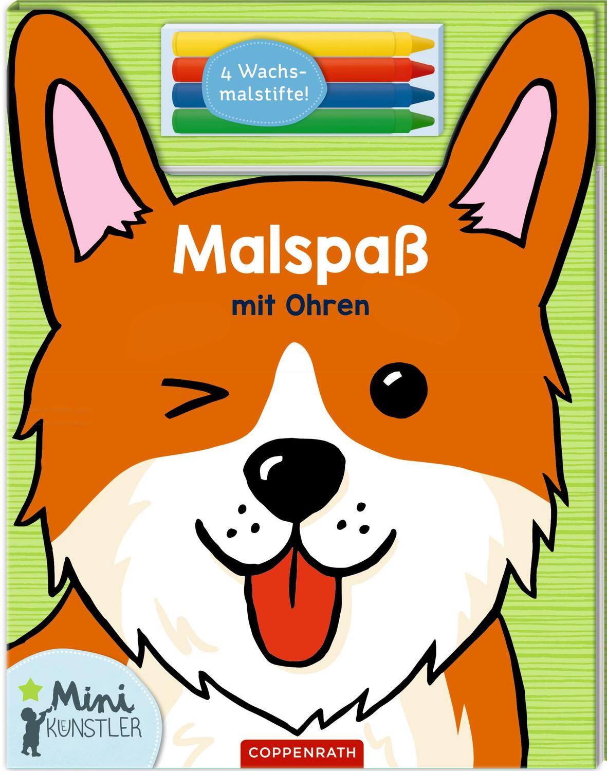 Cover: 9783649643623 | Mein erster Malspaß mit Ohren | Mit 4 Wachsmalstiften | Taschenbuch