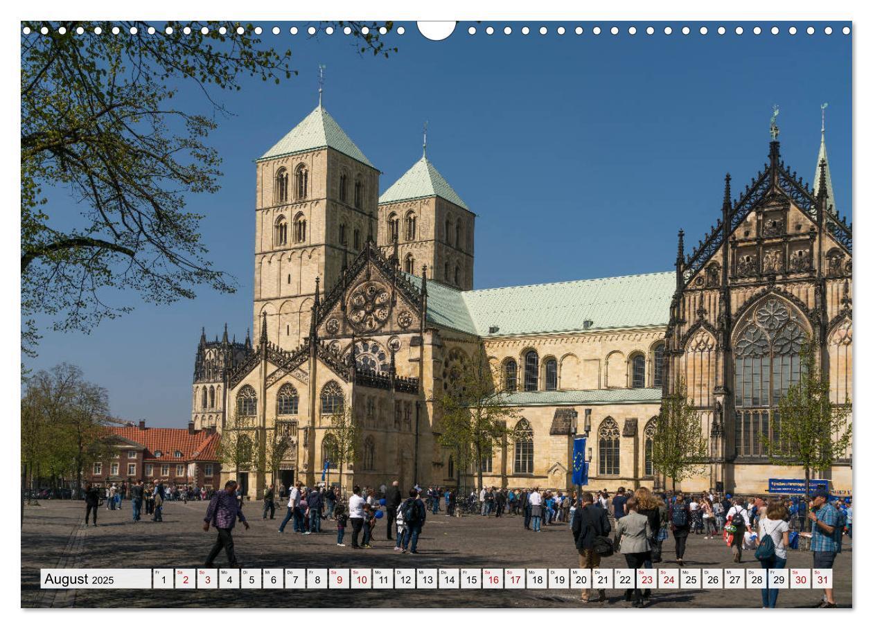 Bild: 9783435260584 | Lebenswertes Münster (Wandkalender 2025 DIN A3 quer), CALVENDO...