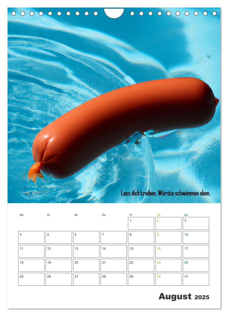 Bild: 9783435885817 | Ist mir Wurst Kalender (Wandkalender 2025 DIN A4 hoch), CALVENDO...