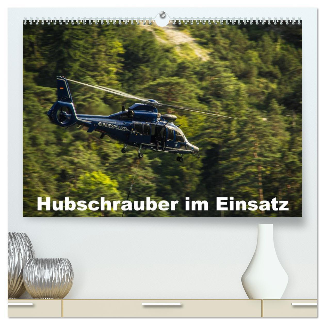 Cover: 9783435783823 | Hubschrauber im Einsatz (hochwertiger Premium Wandkalender 2025 DIN...