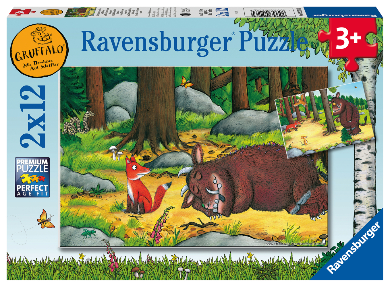 Cover: 4005556052264 | Ravensburger Kinderpuzzle - 05226 Grüffelo und die Tiere des Waldes...