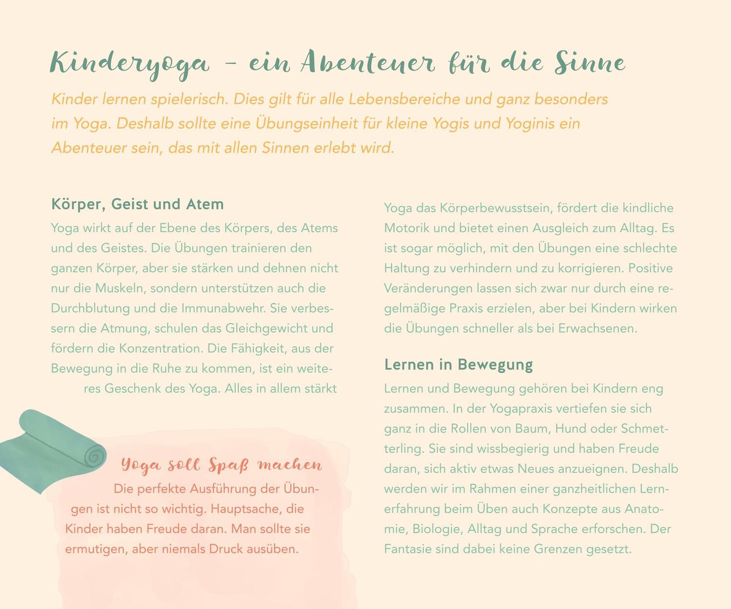 Bild: 9783833880773 | Kinderyoga - Die Mitmach-Box | 32 Übungen mit Lern- und Spieleffekt