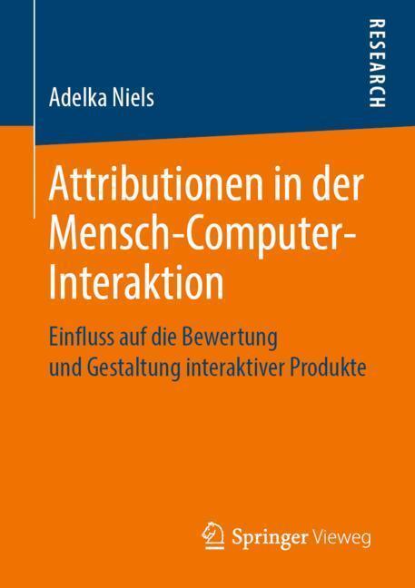 Cover: 9783658255954 | Attributionen in der Mensch-Computer-Interaktion | Adelka Niels | Buch