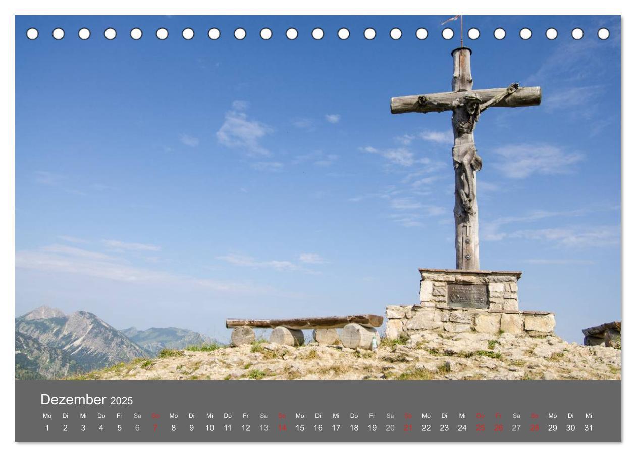 Bild: 9783435727636 | Tannheimer Tal (Tischkalender 2025 DIN A5 quer), CALVENDO...