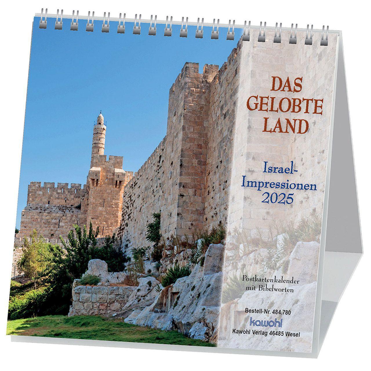 Cover: 9783754878057 | Das Gelobte Land 2025 | Wilhelm Krebber | Kalender | 13 S. | Deutsch