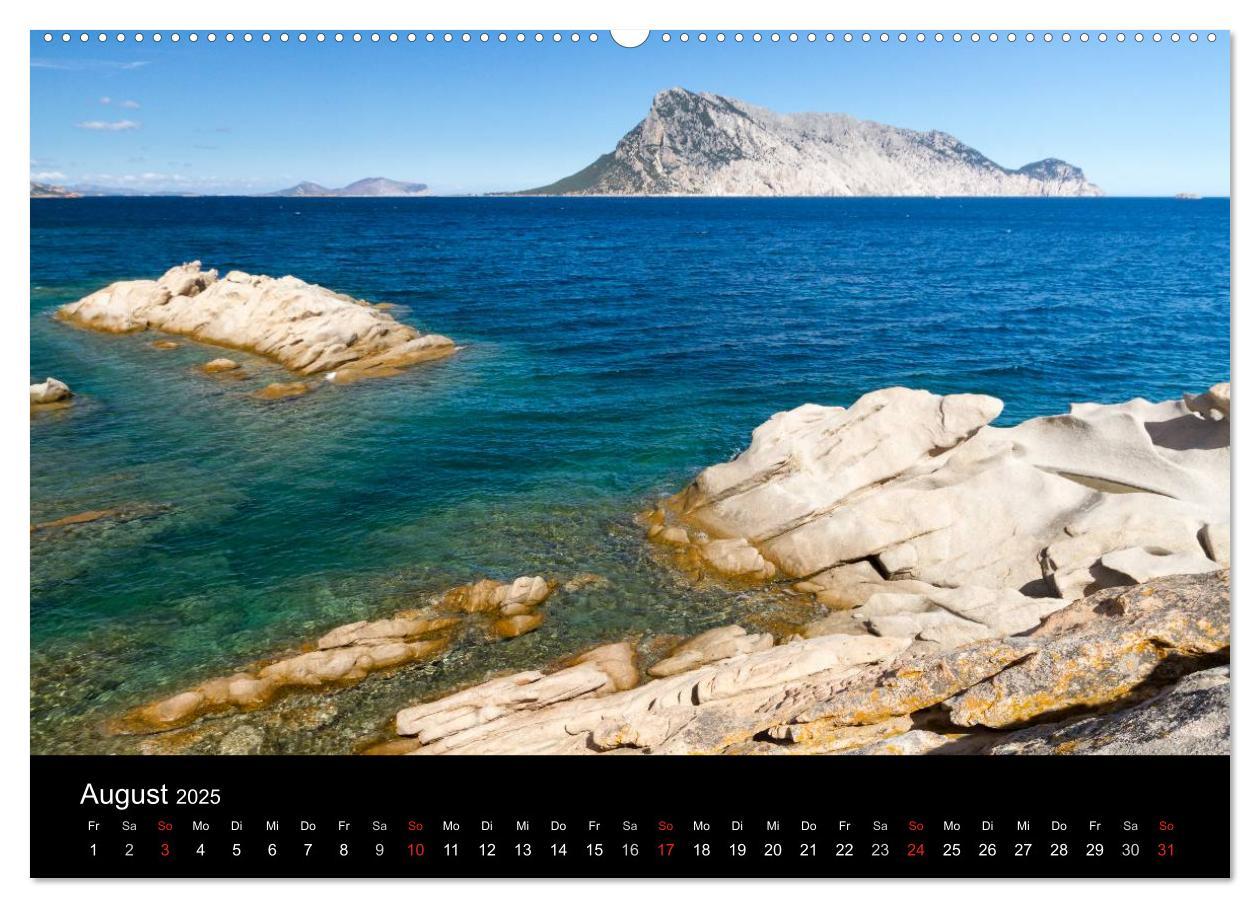 Bild: 9783435722433 | Sardinien (Wandkalender 2025 DIN A2 quer), CALVENDO Monatskalender