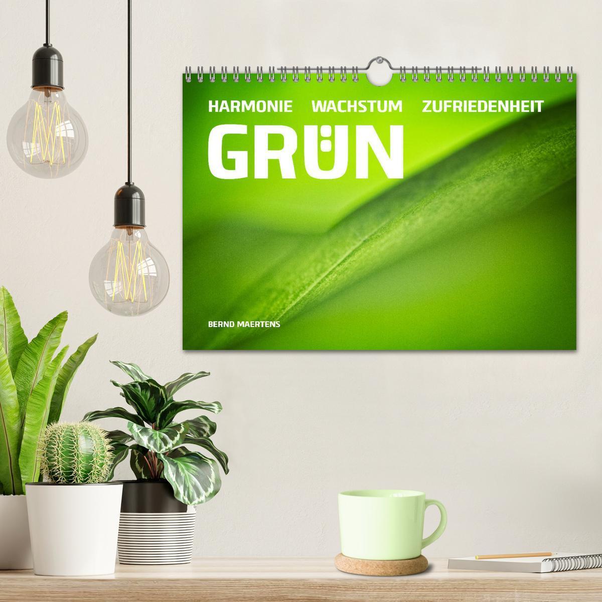 Bild: 9783435215416 | GRÜN Harmonie Wachstum Zufriedenheit (Wandkalender 2025 DIN A4...