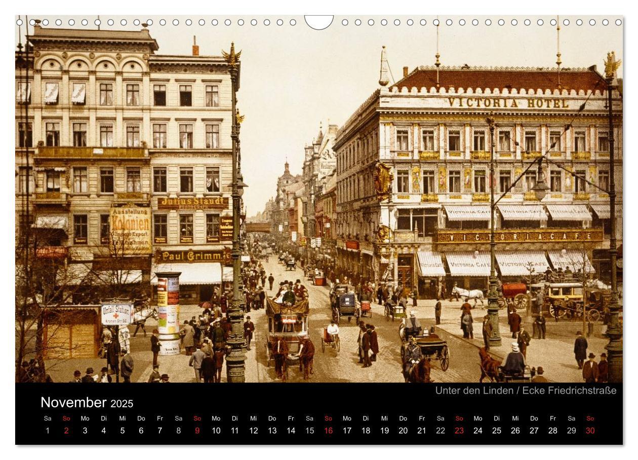 Bild: 9783435820719 | Berlin um 1900 (Wandkalender 2025 DIN A3 quer), CALVENDO...