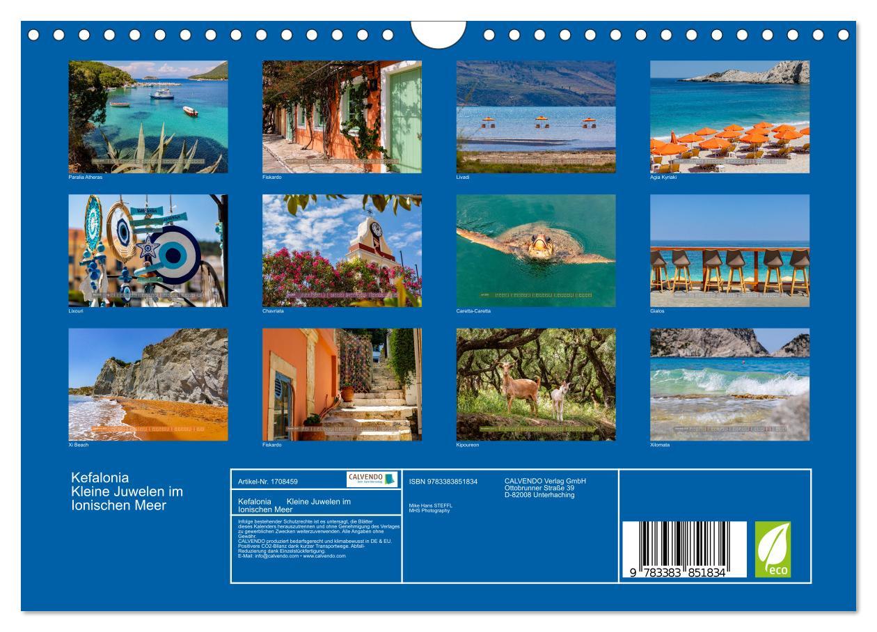 Bild: 9783383851834 | Kefalonia Kleine Juwelen im Ionischen Meer (Wandkalender 2025 DIN...