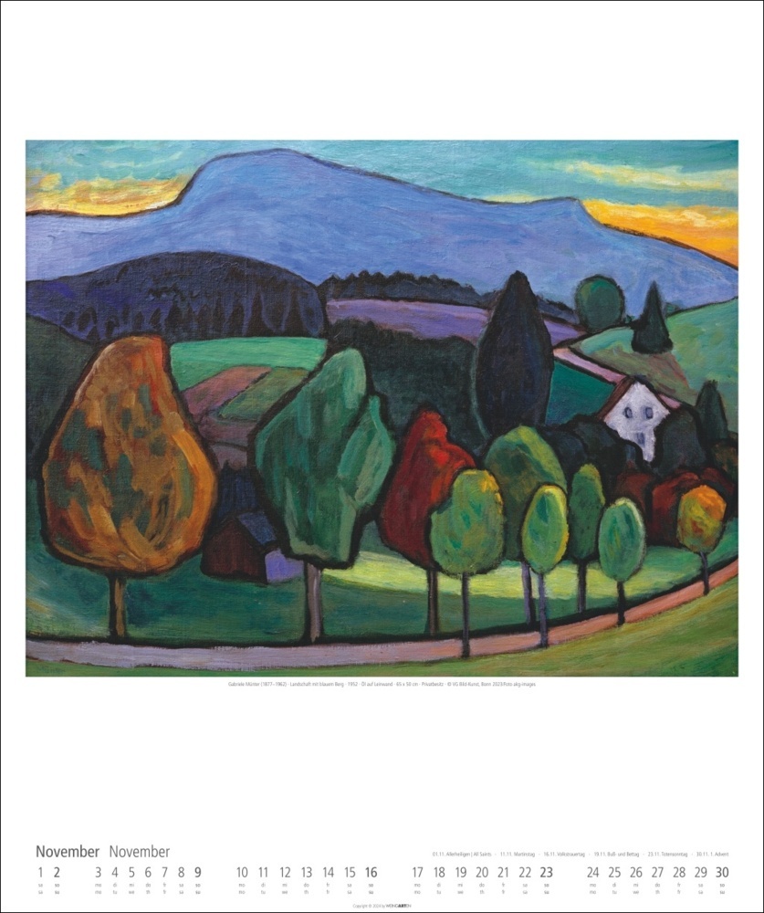 Bild: 9783839900192 | Gabriele Münter Kalender 2025 | Gabriele Münter | Kalender | 14 S.