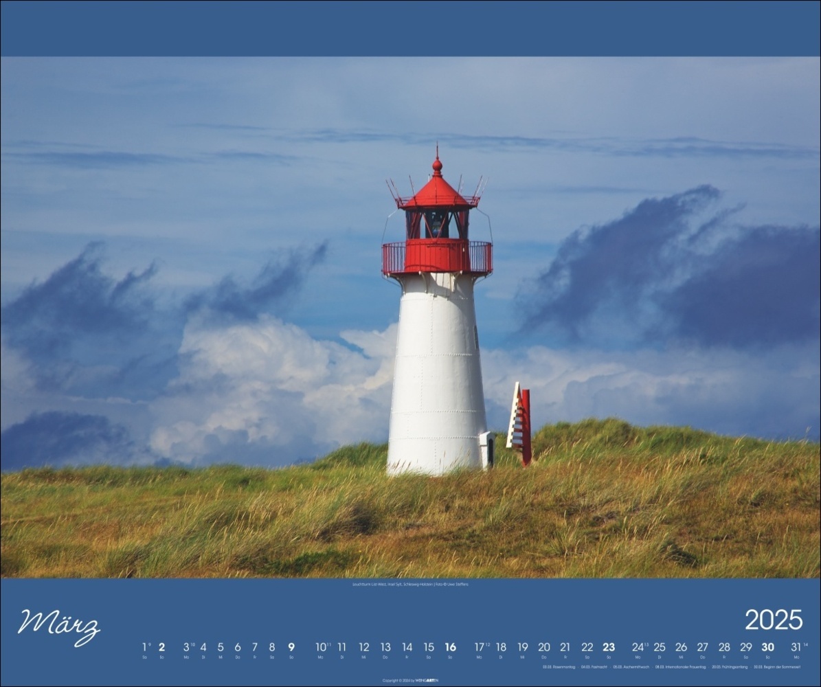 Bild: 9783839900673 | Nordsee Kalender 2025 | Uwe Steffens | Kalender | Spiralbindung | 2025