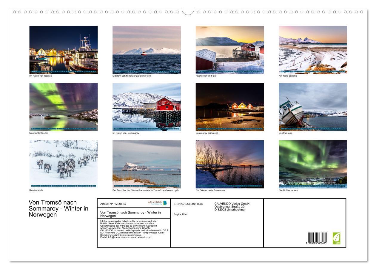 Bild: 9783383861475 | Von Tromsö nach Sommaroy - Winter in Norwegen (Wandkalender 2025...