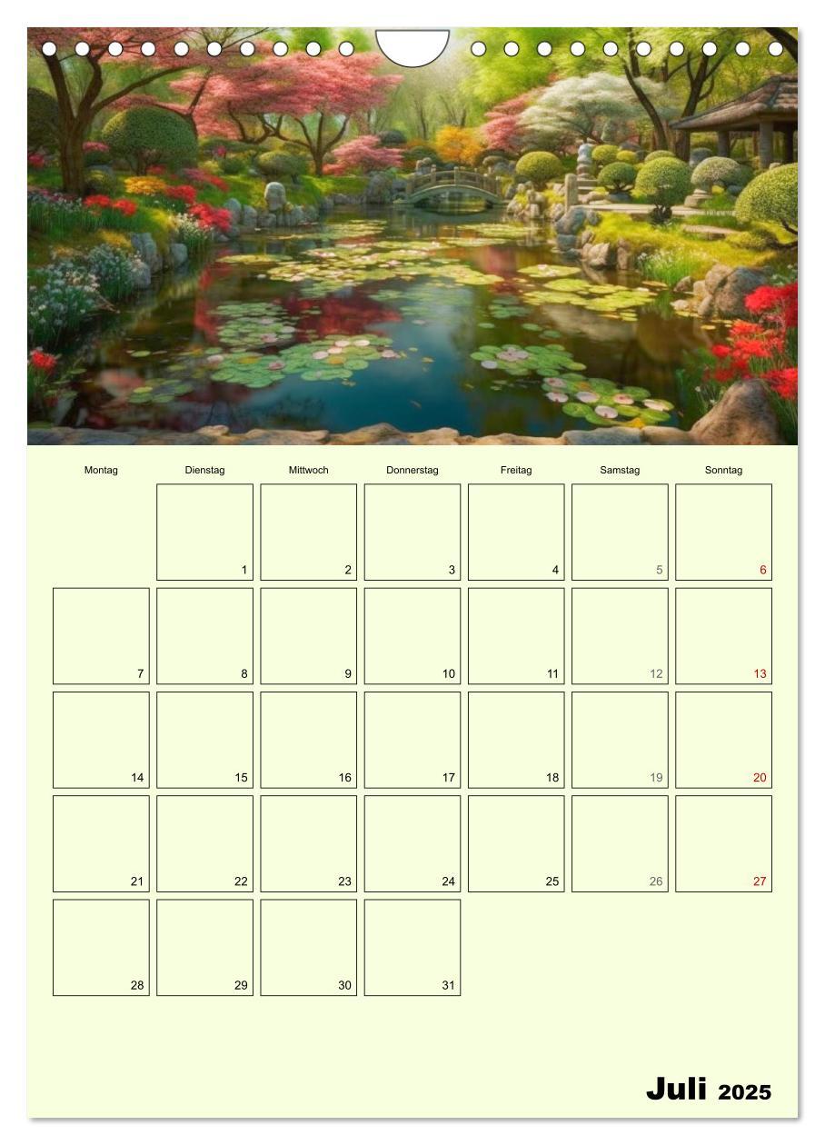 Bild: 9783435865826 | Im japanischen Garten. Zauberhafte Illustrationen (Wandkalender...