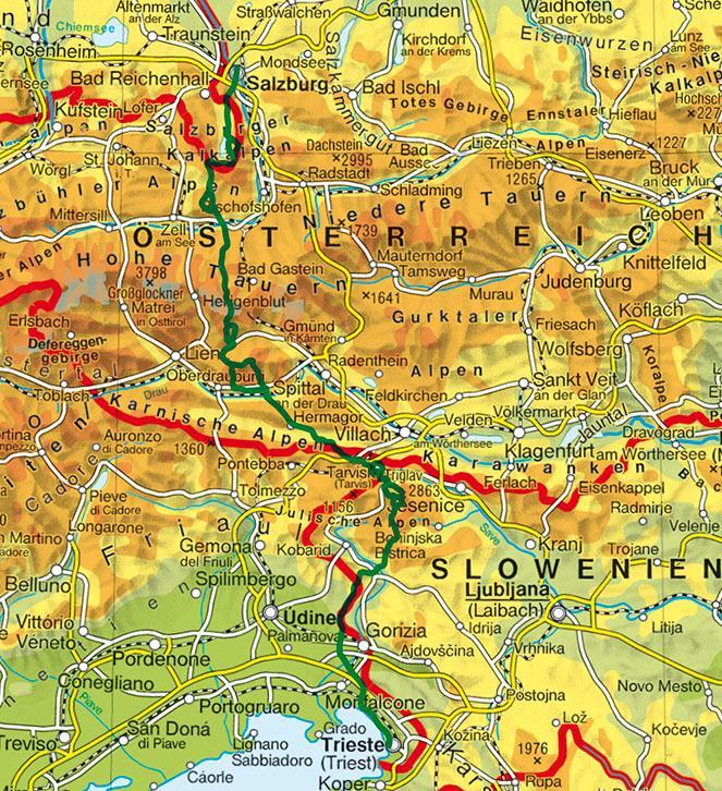 Bild: 9783763344949 | Alpenüberquerung Salzburg - Triest | 28 Etappen mit GPS-Tracks | Buch