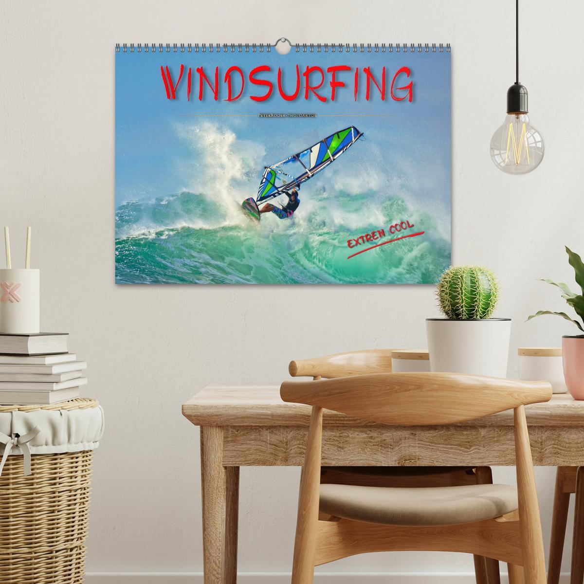 Bild: 9783435272242 | Windsurfing - extrem cool (Wandkalender 2025 DIN A3 quer), CALVENDO...