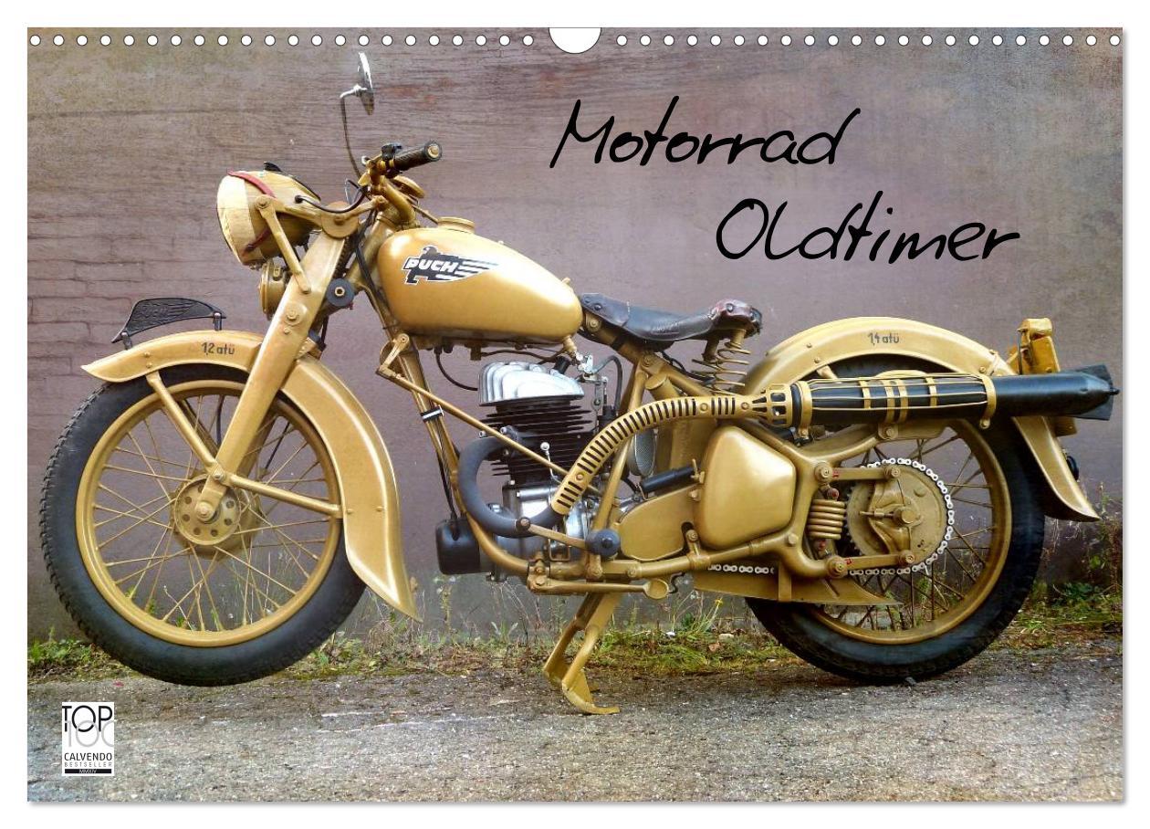 Cover: 9783435818013 | Motorrad Oldtimer (Wandkalender 2025 DIN A3 quer), CALVENDO...