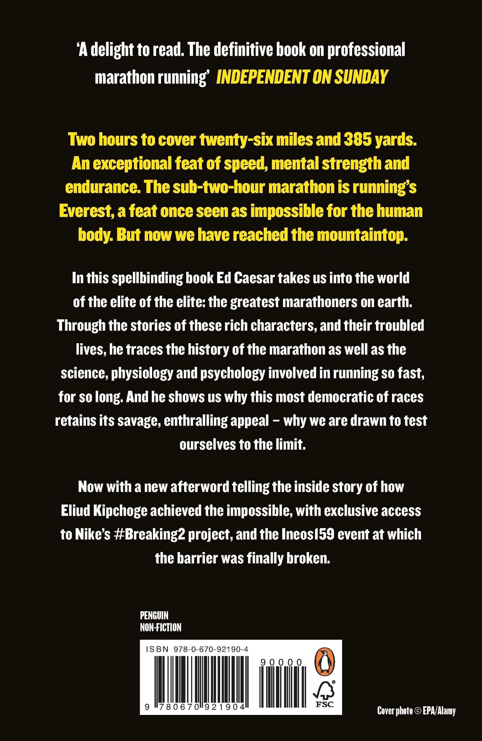 Rückseite: 9780670921904 | Two Hours | The Quest to Run the Impossible Marathon | Ed Caesar