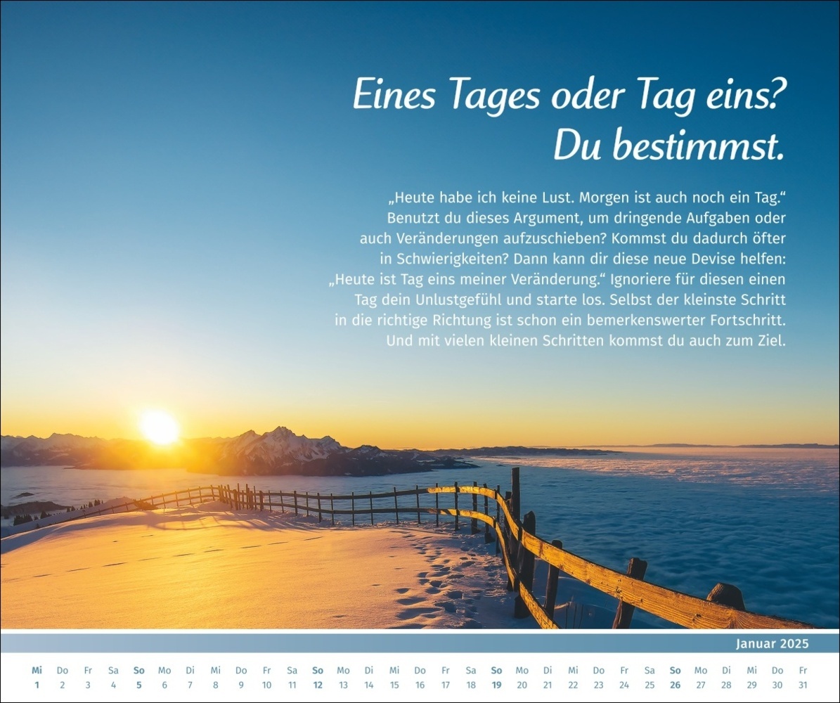 Bild: 9783840196089 | PAL - Der Lebensfreude-Inspirationen-Kalender 2025 | Kalender | 14 S.