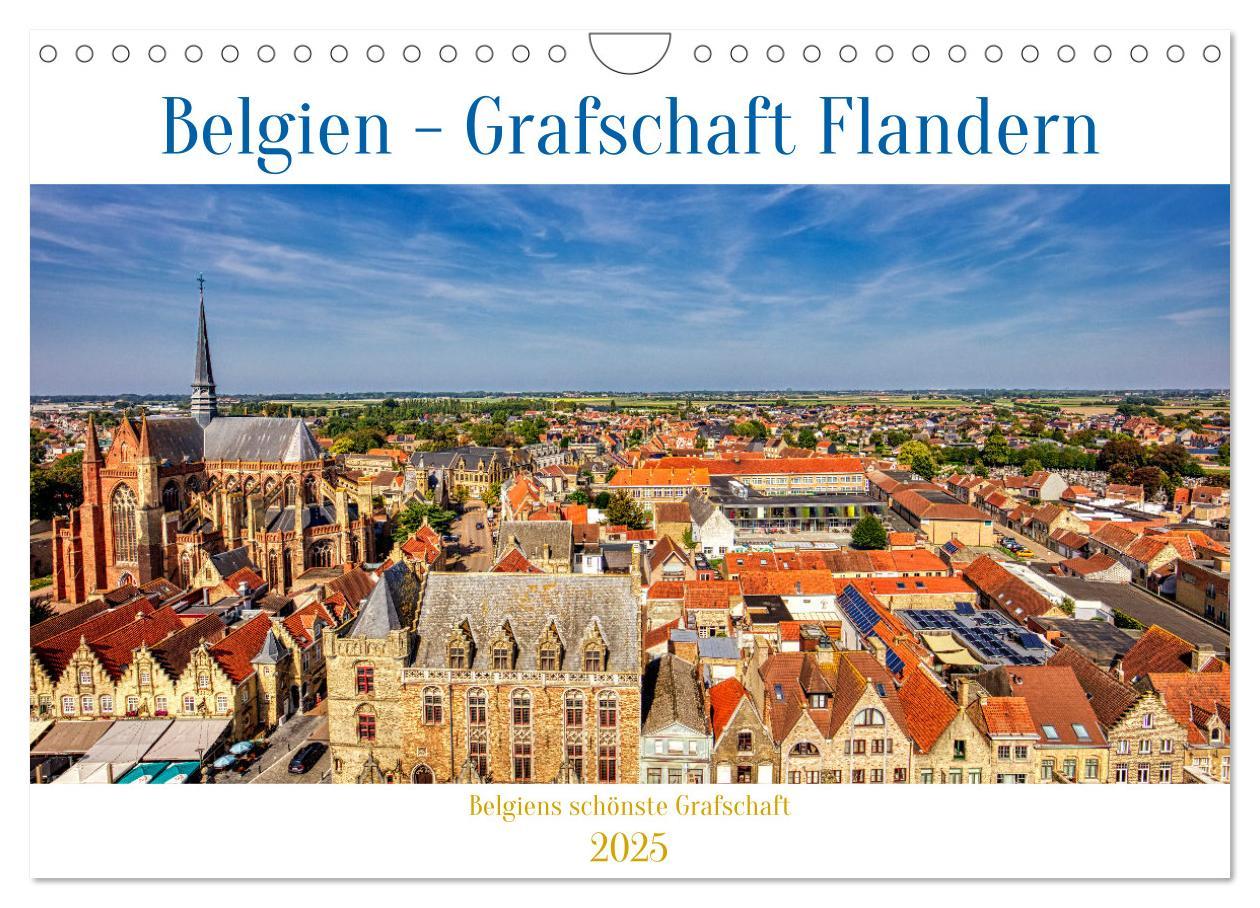 Cover: 9783383839092 | Belgien - Grafschaft Flandern (Wandkalender 2025 DIN A4 quer),...