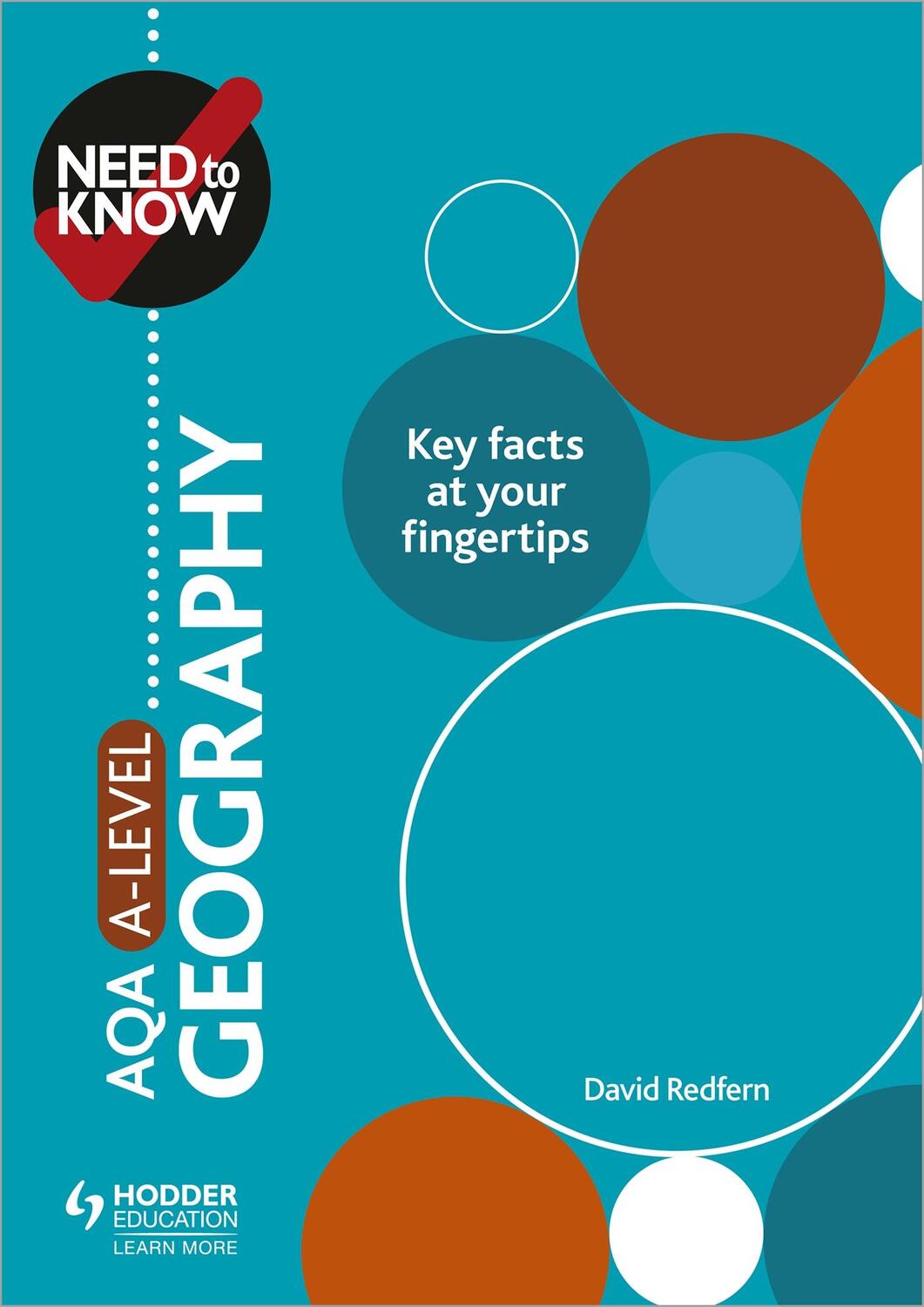 Cover: 9781510428485 | Need to Know: AQA A-level Geography | David Redfern | Taschenbuch