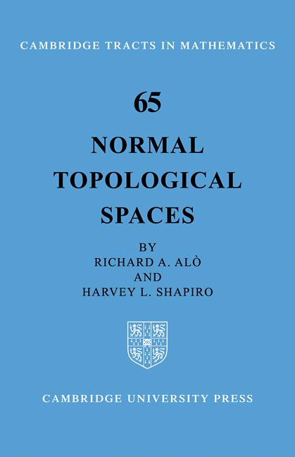 Cover: 9780521095303 | Normal Topological Spaces | Richard A. Alo (u. a.) | Taschenbuch