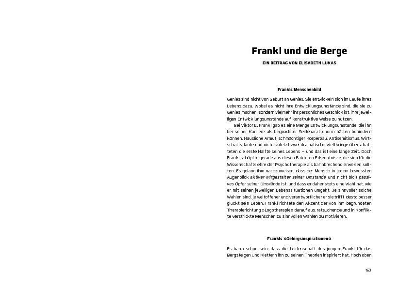 Bild: 9783711200044 | Berg und Sinn - Im Nachstieg von Viktor Frankl | Holzer (u. a.) | Buch