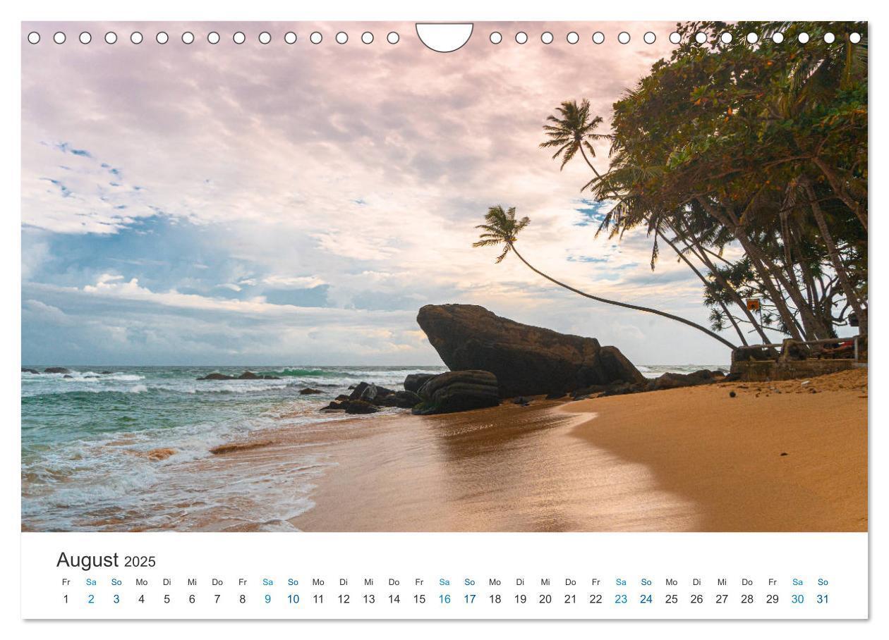 Bild: 9783435150786 | Traumziel Sri Lanka (Wandkalender 2025 DIN A4 quer), CALVENDO...