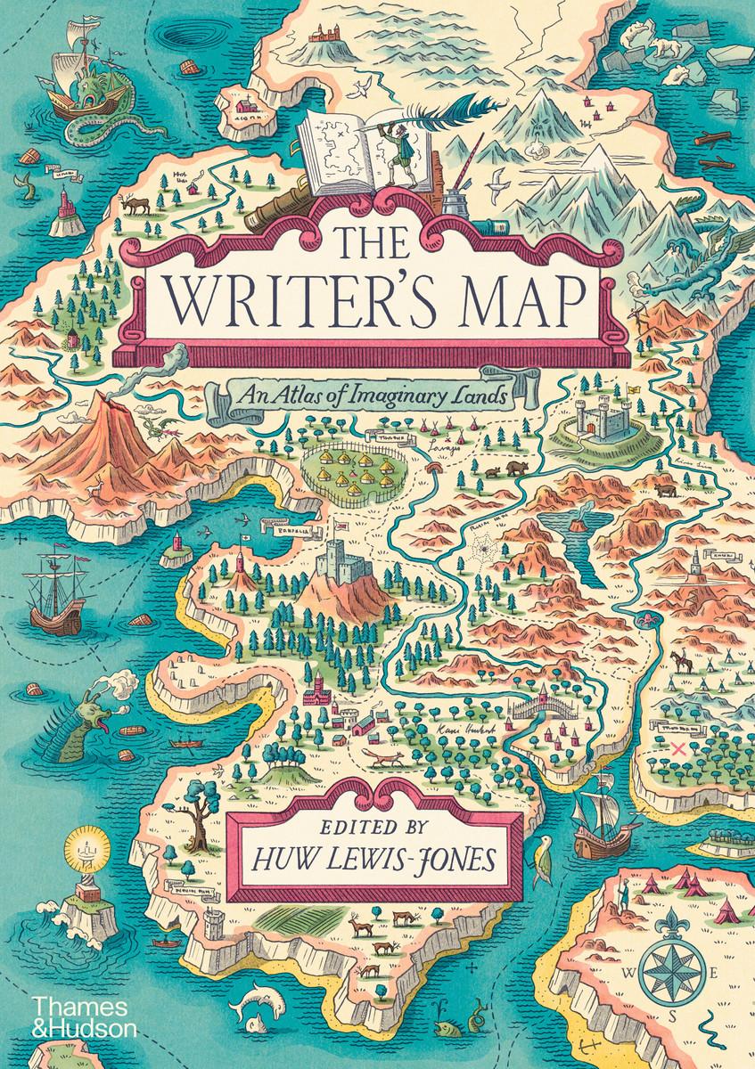 Cover: 9780500519509 | The Writer's Map | An Atlas of Imaginary Lands | Huw Lewis-Jones