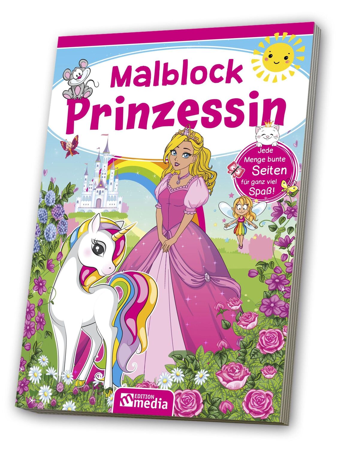 Cover: 4019393988754 | Malblock A5 - Prinzessin | Taschenbuch | 80 S. | Deutsch | 2023