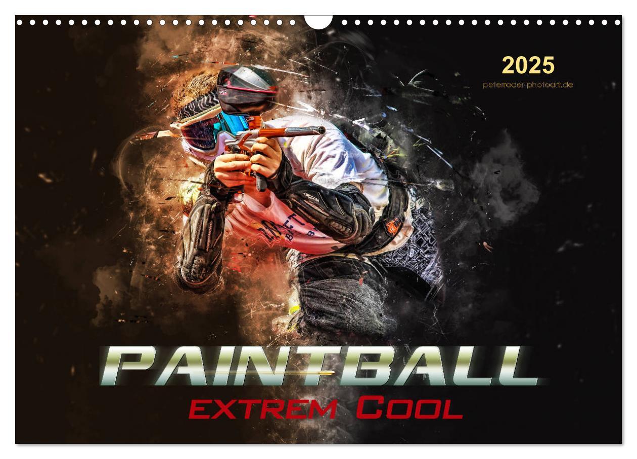 Cover: 9783435387434 | Paintball - extrem cool (Wandkalender 2025 DIN A3 quer), CALVENDO...