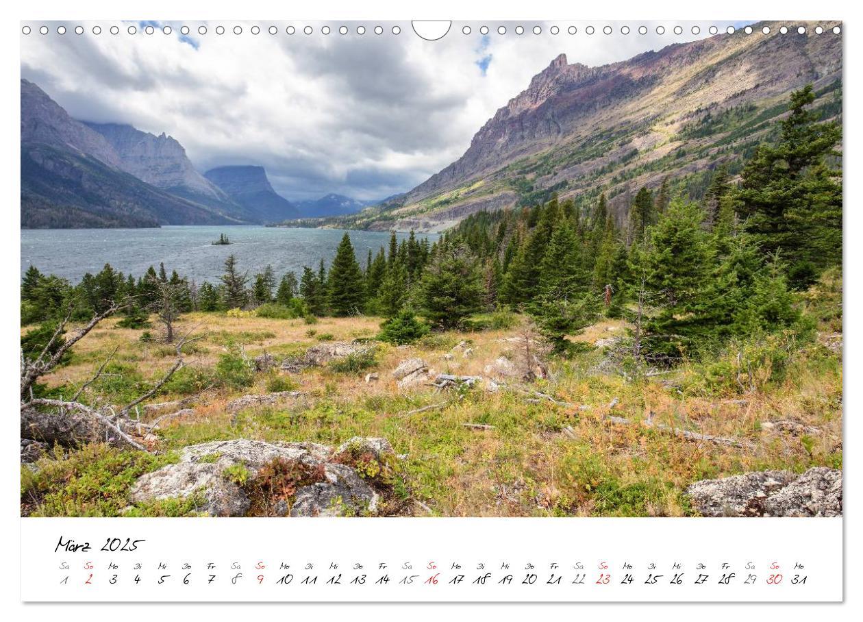 Bild: 9783435665648 | Glacier National Park Montana - USA (Wandkalender 2025 DIN A3...