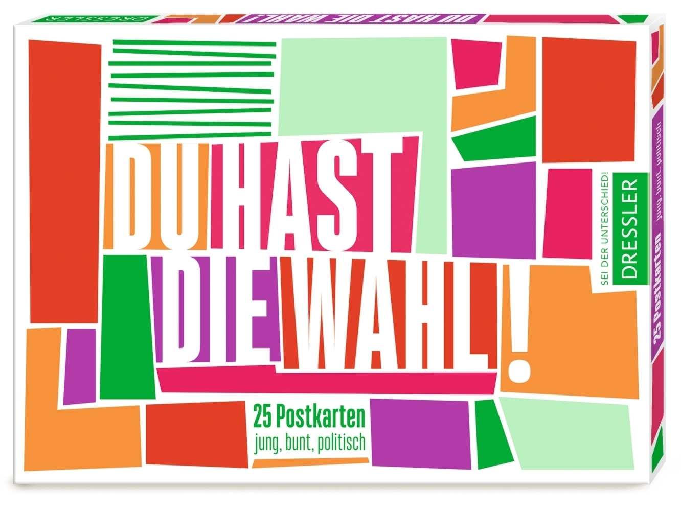 Cover: 4260160881765 | Du hast die Wahl! 25 Postkarten. jung, bunt, politisch | Felix Treder