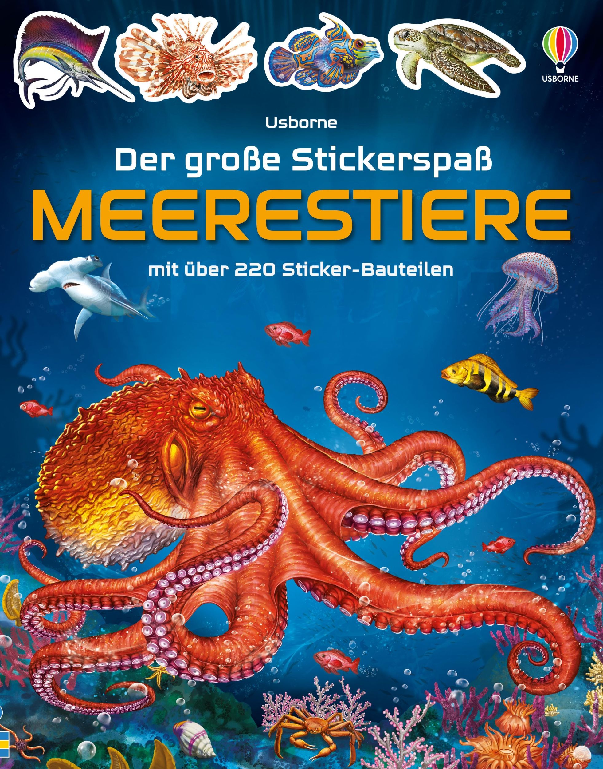 Cover: 9781789418408 | Der große Stickerspaß: Meerestiere | Simon Tudhope | Taschenbuch