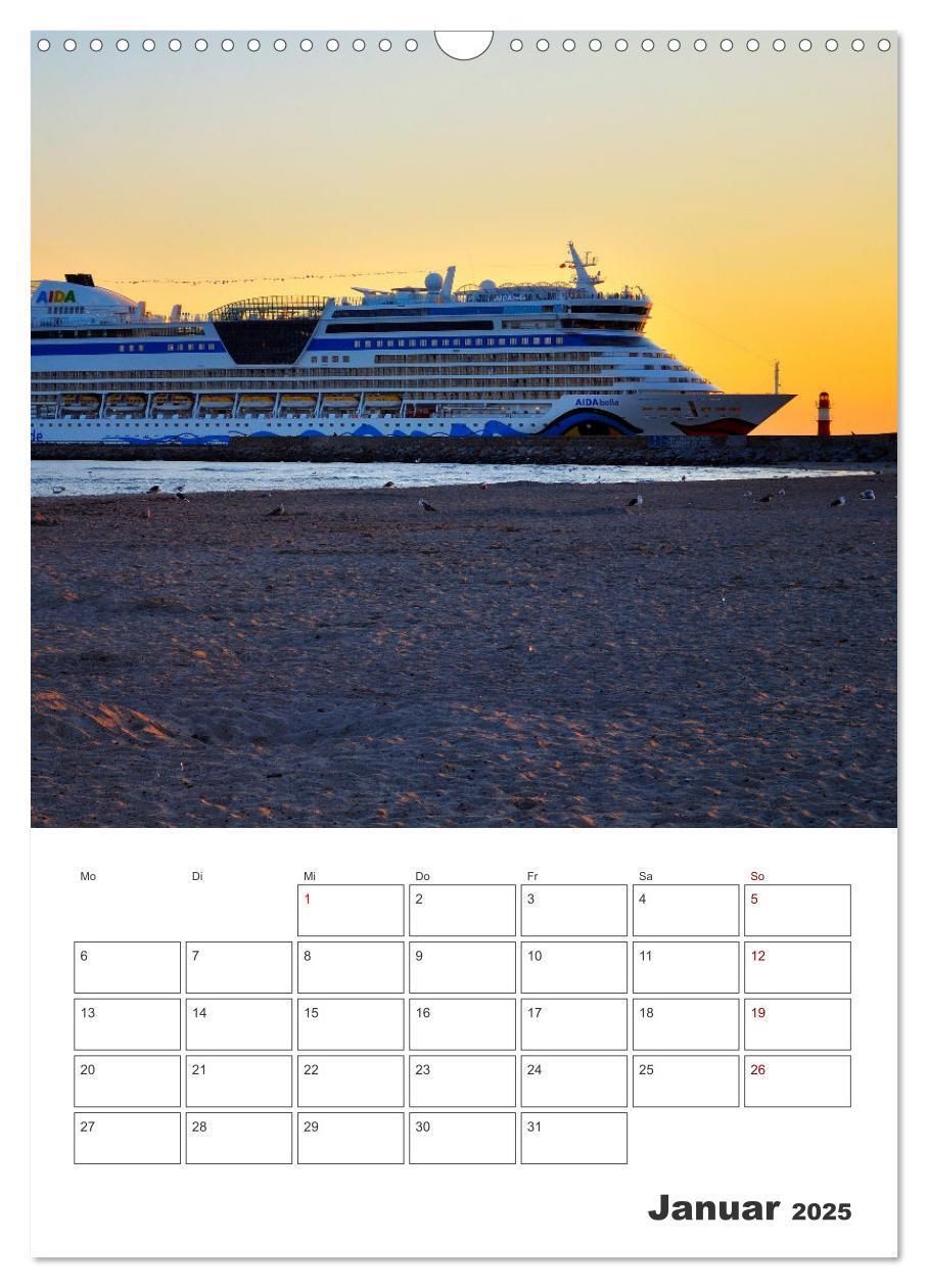 Bild: 9783435911431 | Warnemünde Urlaub für zu Hause (Wandkalender 2025 DIN A3 hoch),...