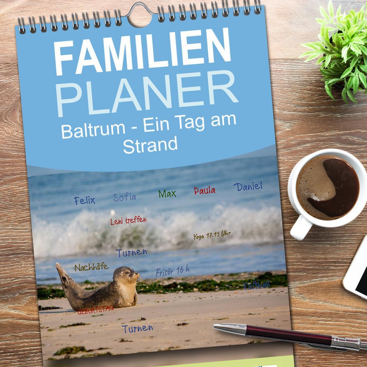 Bild: 9783457109731 | Familienplaner 2025 - Baltrum - Ein Tag am Strand mit 5 Spalten...