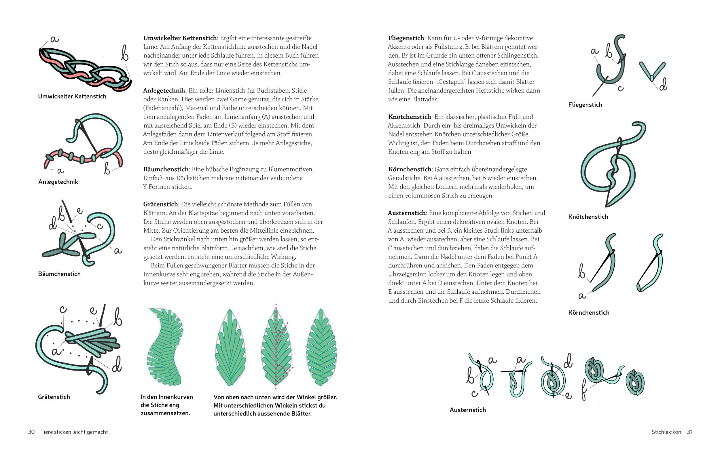 Bild: 9783830721284 | Tiere Sticken leicht gemacht | Jessica Long | Taschenbuch | 208 S.