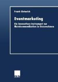 Cover: 9783824404797 | Eventmarketing | Frank Sistenich | Taschenbuch | Paperback | XVIII