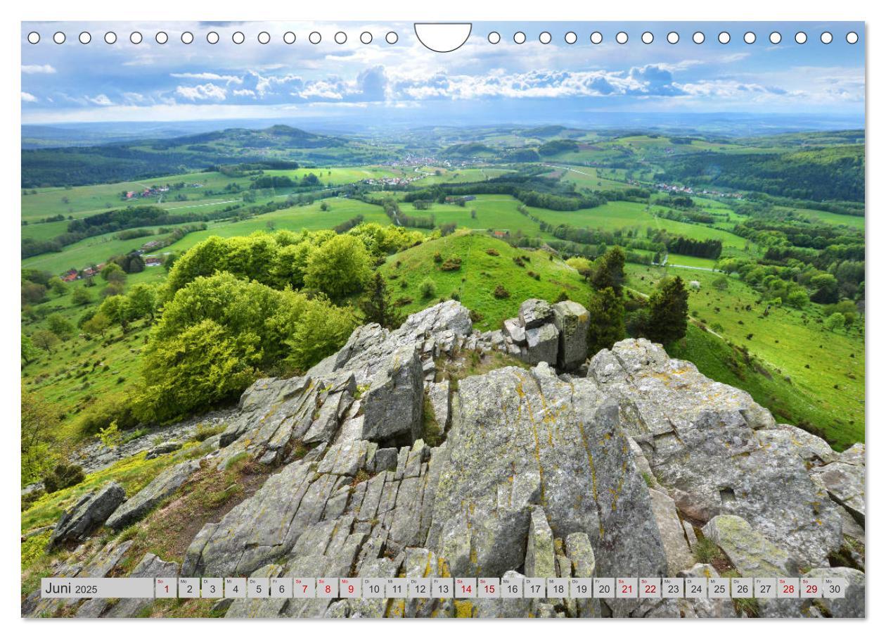 Bild: 9783435224500 | Rhön - Basalt (Wandkalender 2025 DIN A4 quer), CALVENDO Monatskalender