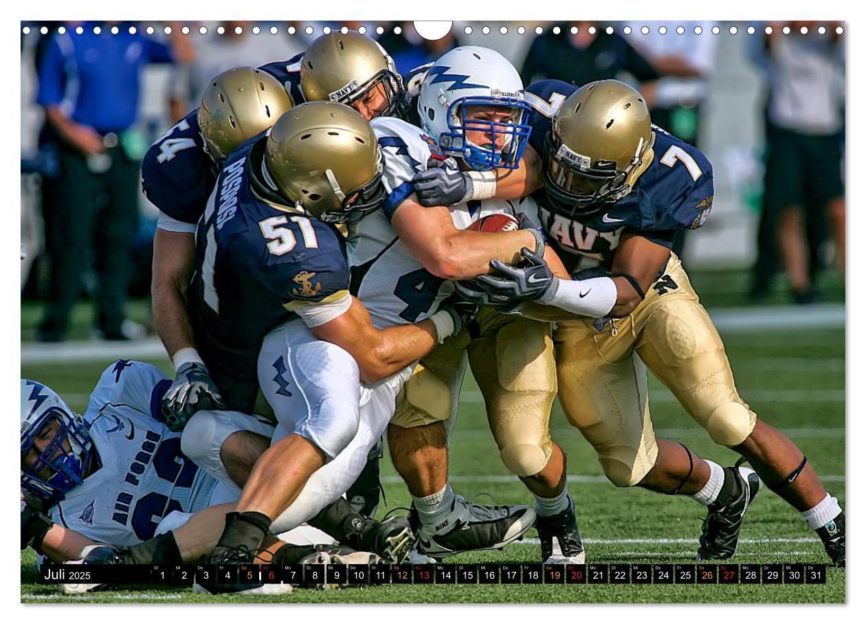 Bild: 9783435596652 | Kraft und Taktik - American Football (Wandkalender 2025 DIN A3...