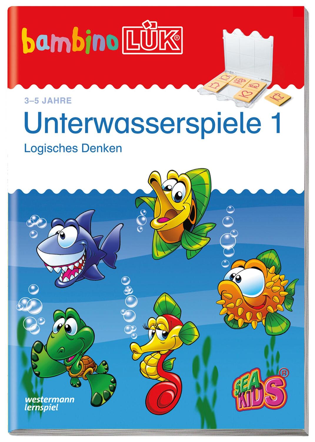 Cover: 9783837775129 | bambinoLÜK. Unterwasserspiele 1 | 3/4/5 Jahre | Broschüre | 24 S.