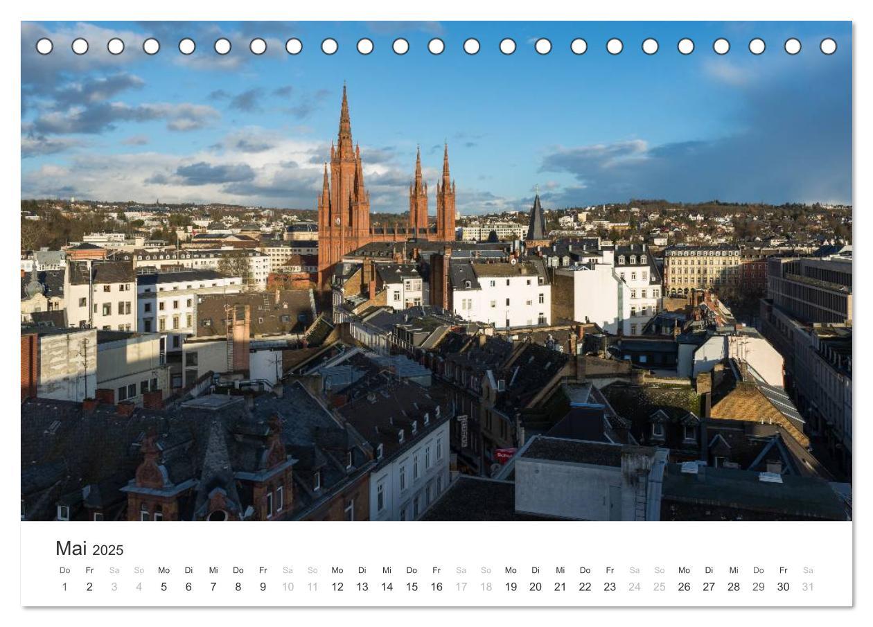 Bild: 9783435500970 | Du schönes Wiesbaden (Tischkalender 2025 DIN A5 quer), CALVENDO...