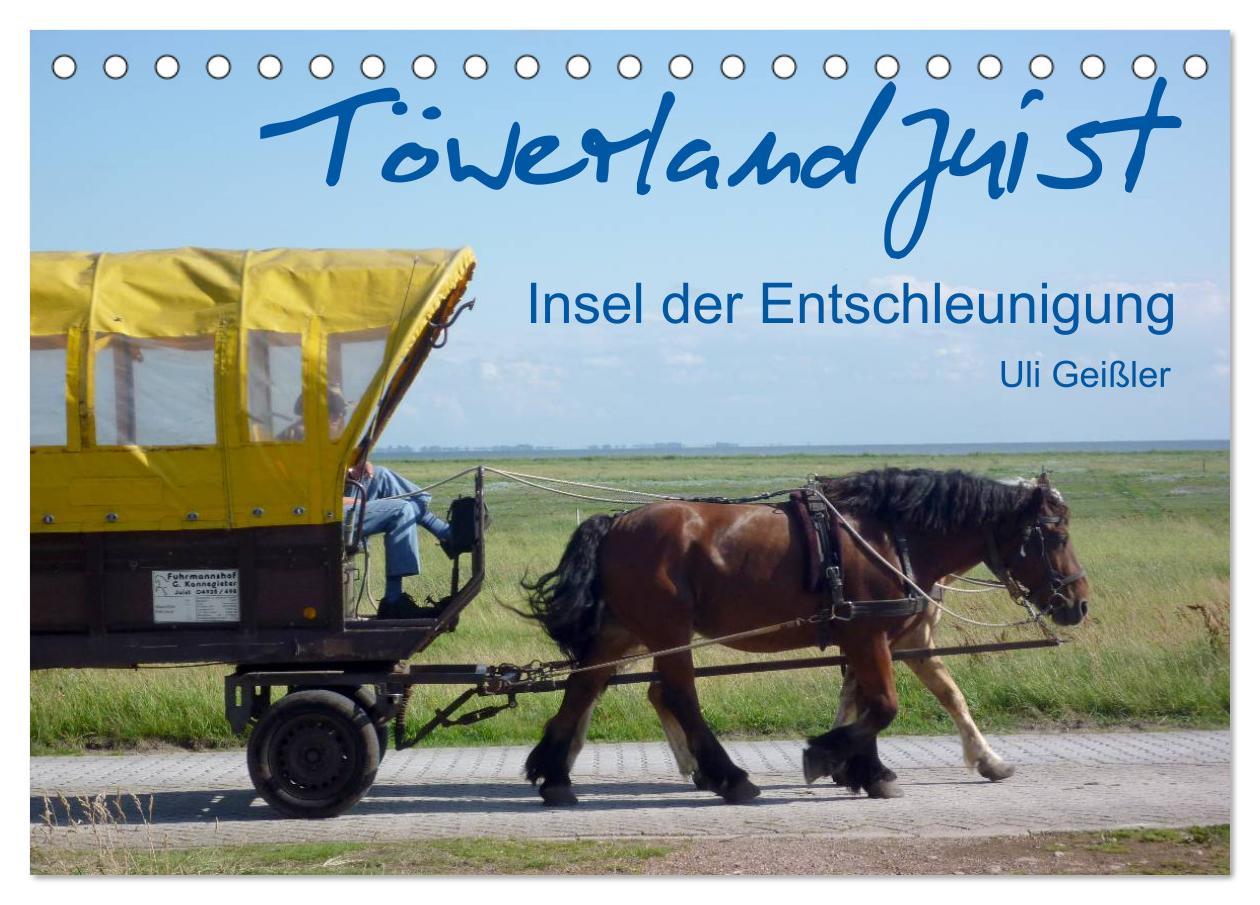 Cover: 9783435715008 | Töwerland Juist (Tischkalender 2025 DIN A5 quer), CALVENDO...