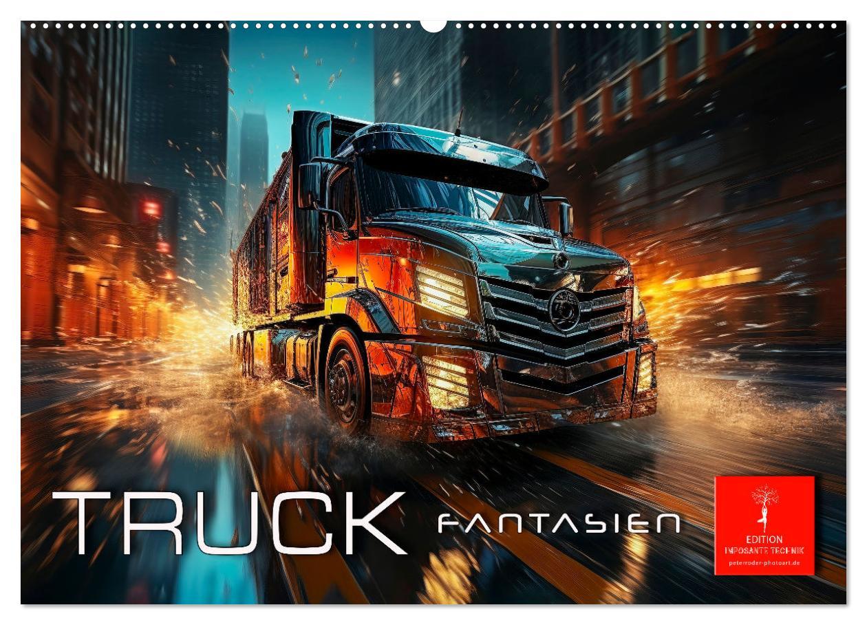 Cover: 9783383891823 | Truck Fantasien (Wandkalender 2025 DIN A2 quer), CALVENDO...