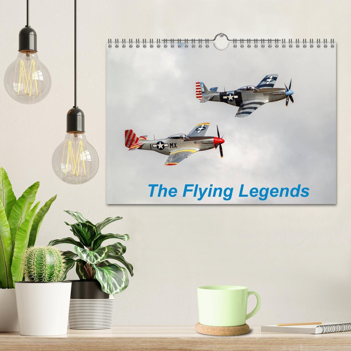 Bild: 9781325964604 | The Flying Legends (Wall Calendar 2025 DIN A4 landscape), CALVENDO...