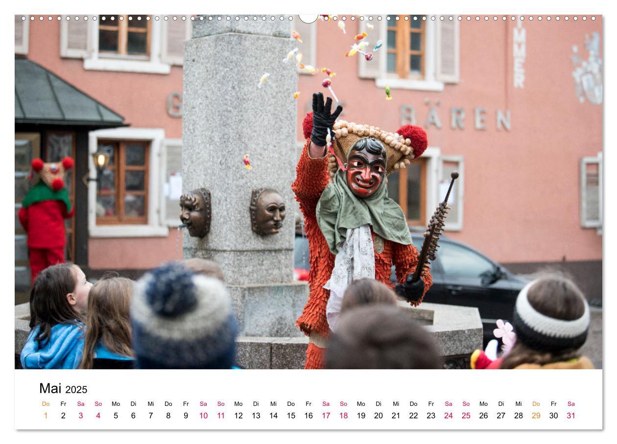 Bild: 9783435105410 | Die Elzacher Fastnacht (Wandkalender 2025 DIN A2 quer), CALVENDO...